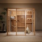 Panoramic Glass Cat Villa Cat Room Cattery Large Luxury Cat Cage Cat House Pet Shop Cat Cabinet - Image 16