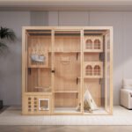 Panoramic Glass Cat Villa Cat Room Cattery Large Luxury Cat Cage Cat House Pet Shop Cat Cabinet - Image 26