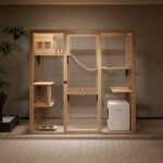 Panoramic Glass Cat Villa Cat Room Cattery Large Luxury Cat Cage Cat House Pet Shop Cat Cabinet - Image 28