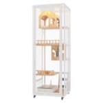 Cat Villa Does Not Occupy An Area, Glass Panoramic View, Small Apartment Cat Cage, Indoor Cat Nest, Cat House, Cat Cabinet, Ultra-Luxury - Image 5