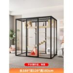 Cat Cage Glass Cat Villa Cat Room Cattery Large Panoramic Luxury Cat Cage Cat House Pet Metabo - Image 17