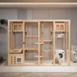 Panoramic Glass Cat Villa Cat Room Cattery Large Luxury Cat Cage Cat House Pet Shop Cat Cabinet - Image 20
