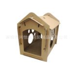 Pet Cat Nest Carton Custom Made Extra Hard Cat Claw House Carton House Corrugated Paper Cute Cat Nest Custom Made - Image 5