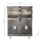 Pet Hospital Inpatient Cage, Stainless Steel Pet Cage, Constant Temperature Oxygen Storage Cage, Pet Cat Cage, Thickened Medium And Large Dog Cage - Image 12
