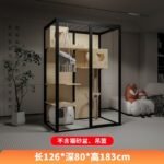 Cat Cage Glass Cat Villa Cat Room Cattery Large Panoramic Luxury Cat Cage Cat House Pet Metabo - Image 18