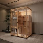 Panoramic Glass Cat Villa Cat Room Cattery Large Luxury Cat Cage Cat House Pet Shop Cat Cabinet - Image 14