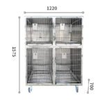 Pet Hospital Inpatient Cage, Stainless Steel Pet Cage, Constant Temperature Oxygen Storage Cage, Pet Cat Cage, Thickened Medium And Large Dog Cage - Image 5