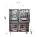 Pet Hospital Inpatient Cage, Stainless Steel Pet Cage, Constant Temperature Oxygen Storage Cage, Pet Cat Cage, Thickened Medium And Large Dog Cage - Image 11