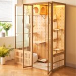 Cat Villa Cat Cage Home Panoramic Extra Large Space Cat House Luxury Indoor Large Cat Villa Glass Cat House - Image 3