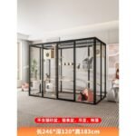 Cat Cage Glass Cat Villa Cat Room Cattery Large Panoramic Luxury Cat Cage Cat House Pet Metabo - Image 12
