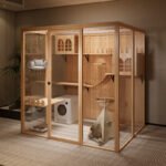 Panoramic Glass Cat Villa Cat Room Cattery Large Luxury Cat Cage Cat House Pet Shop Cat Cabinet - Image 19