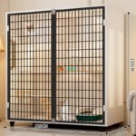 Pet Villa Home Cat House Indoor Extra Large Free Space Cat Cabinet Luxury Cat House Panoramic Cage - Image 6