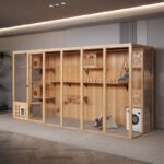 Panoramic Glass Cat Villa Cat Room Cattery Large Luxury Cat Cage Cat House Pet Shop Cat Cabinet - Image 13