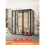 Cat Cage Glass Cat Villa Cat Room Cattery Large Panoramic Luxury Cat Cage Cat House Pet Metabo - Image 16