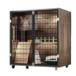 Pet Villa Home Cat House Indoor Extra Large Free Space Cat Cabinet Luxury Cat House Panoramic Cage - Image 5