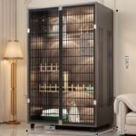Pet Villa Home Cat House Indoor Extra Large Free Space Cat Cabinet Luxury Cat House Panoramic Cage - Image 7