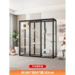 Cat Cage Glass Cat Villa Cat Room Cattery Large Panoramic Luxury Cat Cage Cat House Pet Metabo - Image 14