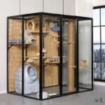 Dome Cat Cage Cute Small Large Space Breeding Free Space Cattery Pet Shop Cat Cage Villa Luxury Interior - Image 3