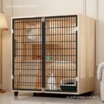 Pet Villa Home Cat House Indoor Extra Large Free Space Cat Cabinet Luxury Cat House Panoramic Cage - Image 3