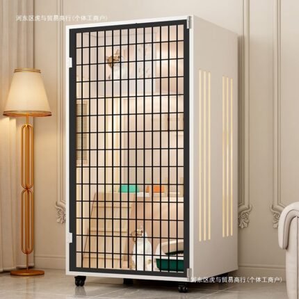 Pet Villa Home Cat House Indoor Extra Large Free Space Cat Cabinet Luxury Cat House Panoramic Cage