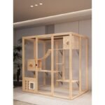 Cat Cage Glass Cat Villa Cat Room Cattery Large Panoramic Luxury Cat Cage Cat House Pet Metabo - Image 11