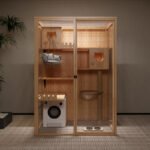 Panoramic Glass Cat Villa Cat Room Cattery Large Luxury Cat Cage Cat House Pet Shop Cat Cabinet - Image 9