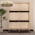 Dog Cage Stainless Steel Display Cabinet Cat Cage Fostering And Breeding Solid Wood Cat Villa Cat And Dog Integrated Cage For Pet Shop - Image 10