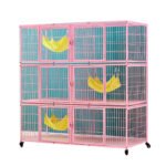 Cat Cage Cattery Breeding Cage Flat Bottom Easy To Clean Cat Cage Foster Care Cage Luxury Cat Villa Cattery Cat Cage - Image 5