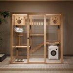 Panoramic Glass Cat Villa Cat Room Cattery Large Luxury Cat Cage Cat House Pet Shop Cat Cabinet - Image 17