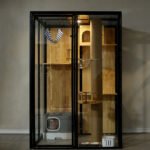 Dome Cat Cage Cute Small Large Space Breeding Free Space Cattery Pet Shop Cat Cage Villa Luxury Interior - Image 4