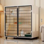 Pet Villa Home Cat House Indoor Extra Large Free Space Cat Cabinet Luxury Cat House Panoramic Cage - Image 16