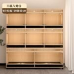 Dog Cage Stainless Steel Display Cabinet Cat Cage Fostering And Breeding Solid Wood Cat Villa Cat And Dog Integrated Cage For Pet Shop - Image 17