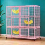 Cat Cage Cattery Breeding Cage Flat Bottom Easy To Clean Cat Cage Foster Care Cage Luxury Cat Villa Cattery Cat Cage - Image 4