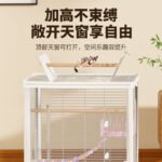 Sugar Glider Cage Breeding Cage Acrylic Horizontal Wire Double-Layer Moving Castle Squirrel Flowering Squirrel Flying Squirrel Luxury Villa - Image 4