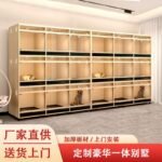 Dog Cage Stainless Steel Display Cabinet Cat Cage Fostering And Breeding Solid Wood Cat Villa Cat And Dog Integrated Cage For Pet Shop - Image 2