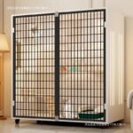 Pet Villa Home Cat House Indoor Extra Large Free Space Cat Cabinet Luxury Cat House Panoramic Cage - Image 2