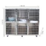 Pet Hospital Inpatient Cage, Stainless Steel Pet Cage, Constant Temperature Oxygen Storage Cage, Pet Cat Cage, Thickened Medium And Large Dog Cage - Image 9