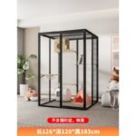Cat Cage Glass Cat Villa Cat Room Cattery Large Panoramic Luxury Cat Cage Cat House Pet Metabo - Image 23