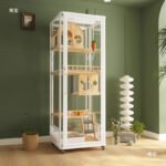 Cat Villa Does Not Occupy An Area, Glass Panoramic View, Small Apartment Cat Cage, Indoor Cat Nest, Cat House, Cat Cabinet, Ultra-Luxury - Image 2