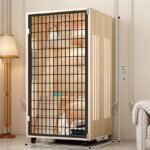 Pet Villa Home Cat House Indoor Extra Large Free Space Cat Cabinet Luxury Cat House Panoramic Cage - Image 8