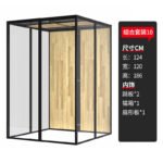 Dome Cat Cage Cute Small Large Space Breeding Free Space Cattery Pet Shop Cat Cage Villa Luxury Interior - Image 28