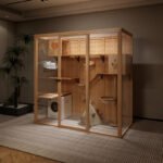 Panoramic Glass Cat Villa Cat Room Cattery Large Luxury Cat Cage Cat House Pet Shop Cat Cabinet - Image 7