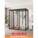 Cat Cage Glass Cat Villa Cat Room Cattery Large Panoramic Luxury Cat Cage Cat House Pet Metabo - Image 9