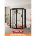 Cat Cage Glass Cat Villa Cat Room Cattery Large Panoramic Luxury Cat Cage Cat House Pet Metabo - Image 7