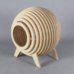 Wooden Cat Cage Pet Shop Honeycomb Cat Cabinet Cat Villa Cattery Cat House Home Indoor Solid Wood Multi-Layer Cat Climbing Frame - Image 2