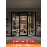Cat Cage Glass Cat Villa Cat Room Cattery Large Panoramic Luxury Cat Cage Cat House Pet Metabo - Image 10