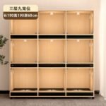 Dog Cage Stainless Steel Display Cabinet Cat Cage Fostering And Breeding Solid Wood Cat Villa Cat And Dog Integrated Cage For Pet Shop - Image 16