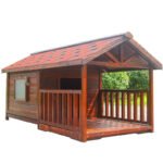 Medium And Large Outdoor Solid Wood Dog House, Rainproof Dog House, Dog Cage, Dog Kennel, German Shepherd Golden Retriever Outdoor Kennel, Kennel Room - Image 5