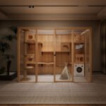 Panoramic Glass Cat Villa Cat Room Cattery Large Luxury Cat Cage Cat House Pet Shop Cat Cabinet - Image 11