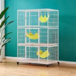 Cat Cage Cattery Breeding Cage Flat Bottom Easy To Clean Cat Cage Foster Care Cage Luxury Cat Villa Cattery Cat Cage - Image 2